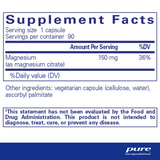 Magnesium (Citrate) 90 capsules