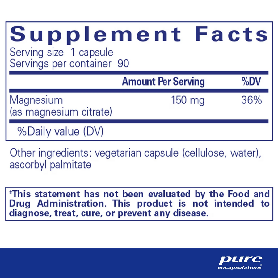 Magnesium (Citrate) 90 capsules