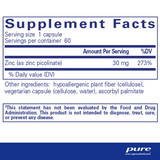 Zinc 30 (60 capsules)