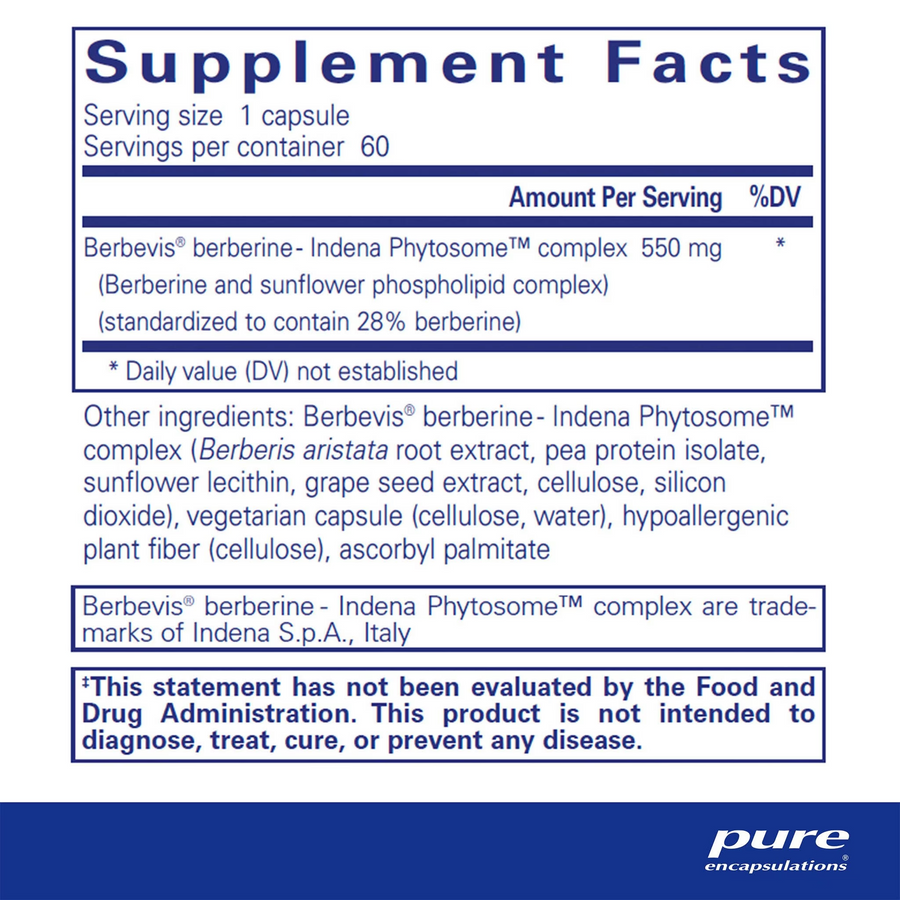 Berberine UltraSorb 60 capsules
